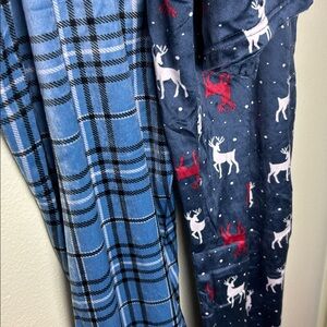 English Laundry pair of super soft print, Minky micro fleece Pajama Pants